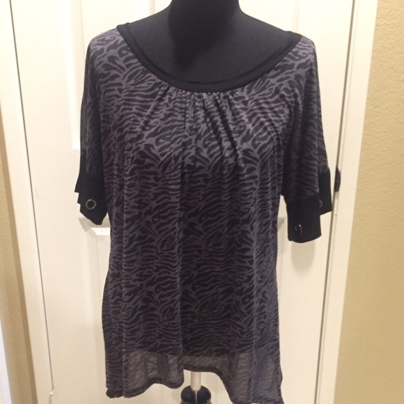 California Bloom Tops - California Bloom sheer black top